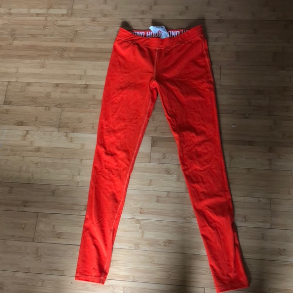 orange under armour pants